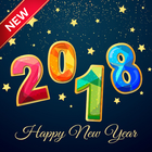 New Year Name Greeting 2018 icono