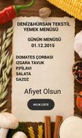 Deniz&Hürsan Tekstil Yemek 海報