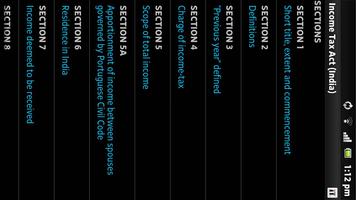 Income Tax Act (India) تصوير الشاشة 1