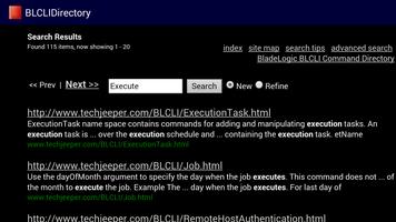 برنامه‌نما BladeLogic BLCLI Directory عکس از صفحه
