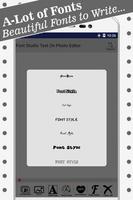 Font Studio-Text Photo Editor capture d'écran 3