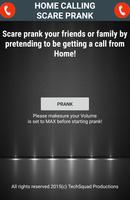 Poster Home Calling Scare Prank