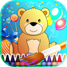 Teddy Bear Coloring Book Kids Zeichen