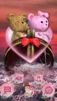 3D Titanic Pink Lovely Teddy Theme syot layar 2