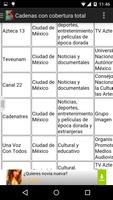 برنامه‌نما Televisiones de Mexico عکس از صفحه