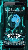 Transparante Earth 3D Theme-poster