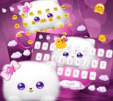 Mignon chiot chien clavier theme capture d'écran 1