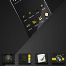 Dark Black Tech Theme APK