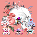 APK Pink Flower Skull
