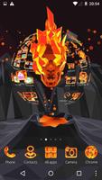烈焰骷髏3D主題 - 我的世界 海报