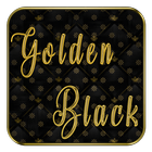 Golden Black Theme for Huawei icône
