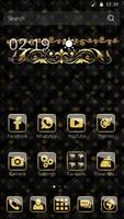 Golden Black Theme for Huawei Affiche