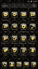 黃金黑色主題為華為、三星等手機設計 APK 下載