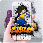 Graffiti Background Wall Theme icon