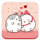 Cute Kitty Love Theme APK