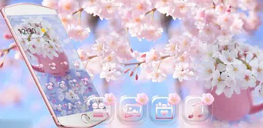 Sakura flor tema wallpaper