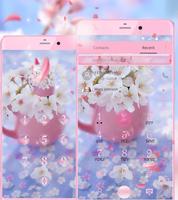 Sakura Flower Theme Wallpaper ảnh chụp màn hình 1