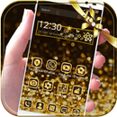 Neon or thème neon gold APK