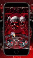 Red Blood Skull 3D Theme скриншот 2