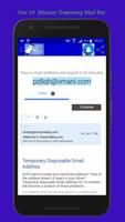 برنامه‌نما Temp Mail For 10+ Minutes : Temporary Mail عکس از صفحه