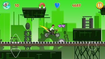 MotorBike Racing 10 Gems Free screenshot 1