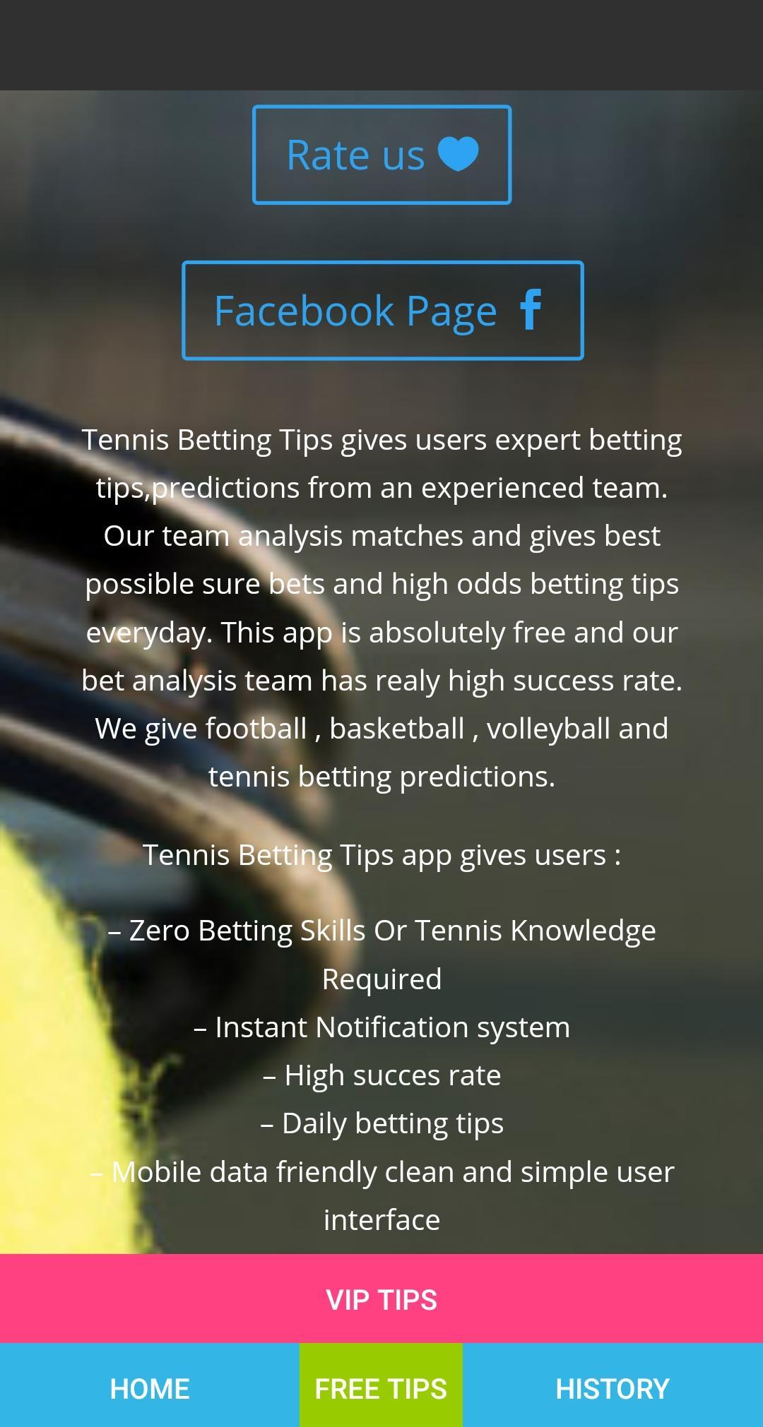 Tennis Betting Tips for Android - APK Download