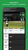 Tennis TV Live - Tennis Television - Live scores पोस्टर