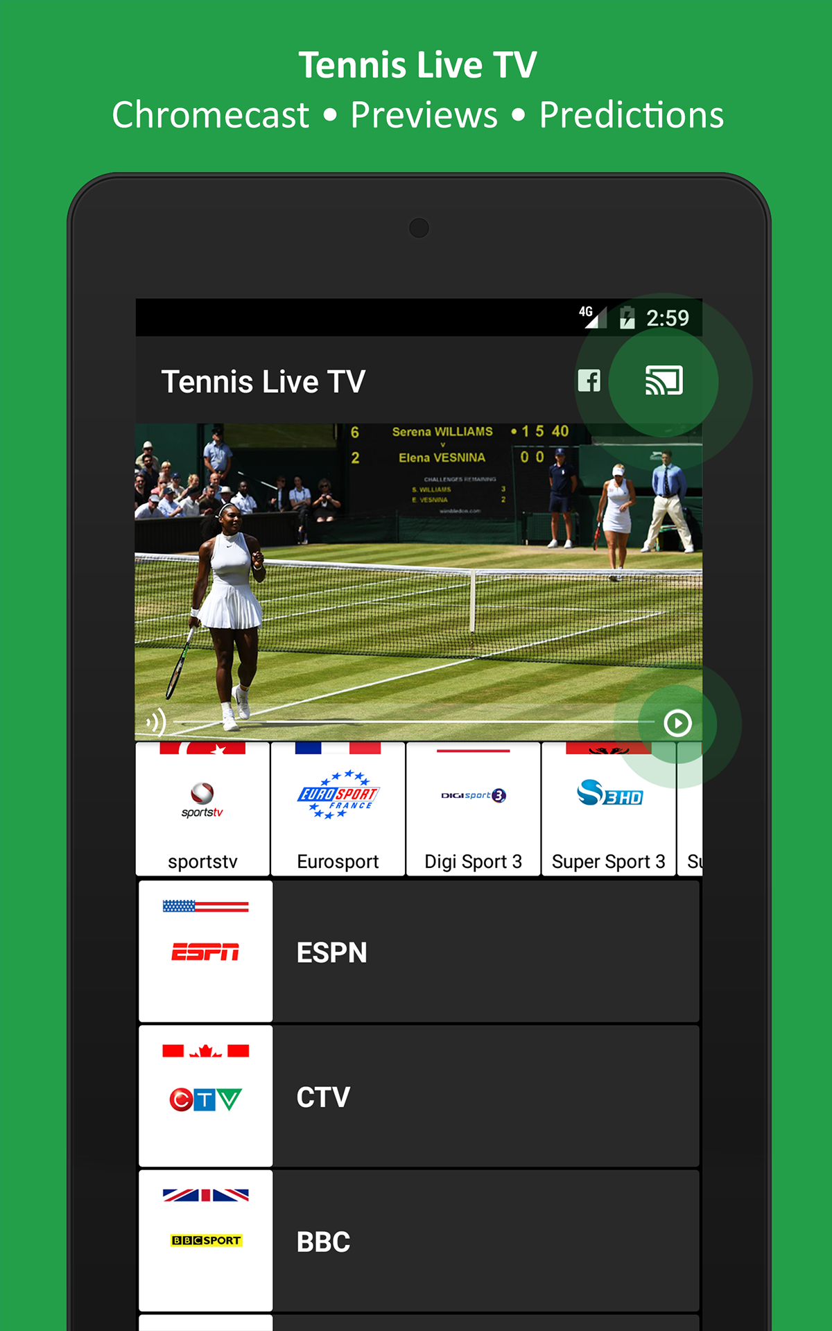 Tennis TV Live Tennis Television Live Scores APK 2 1 1 For Android