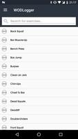 WOD Logger تصوير الشاشة 1