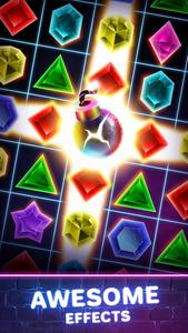 Jewels Quest 2 - Sci-Fi Match 3 Puzzle ภาพหน้าจอ 3