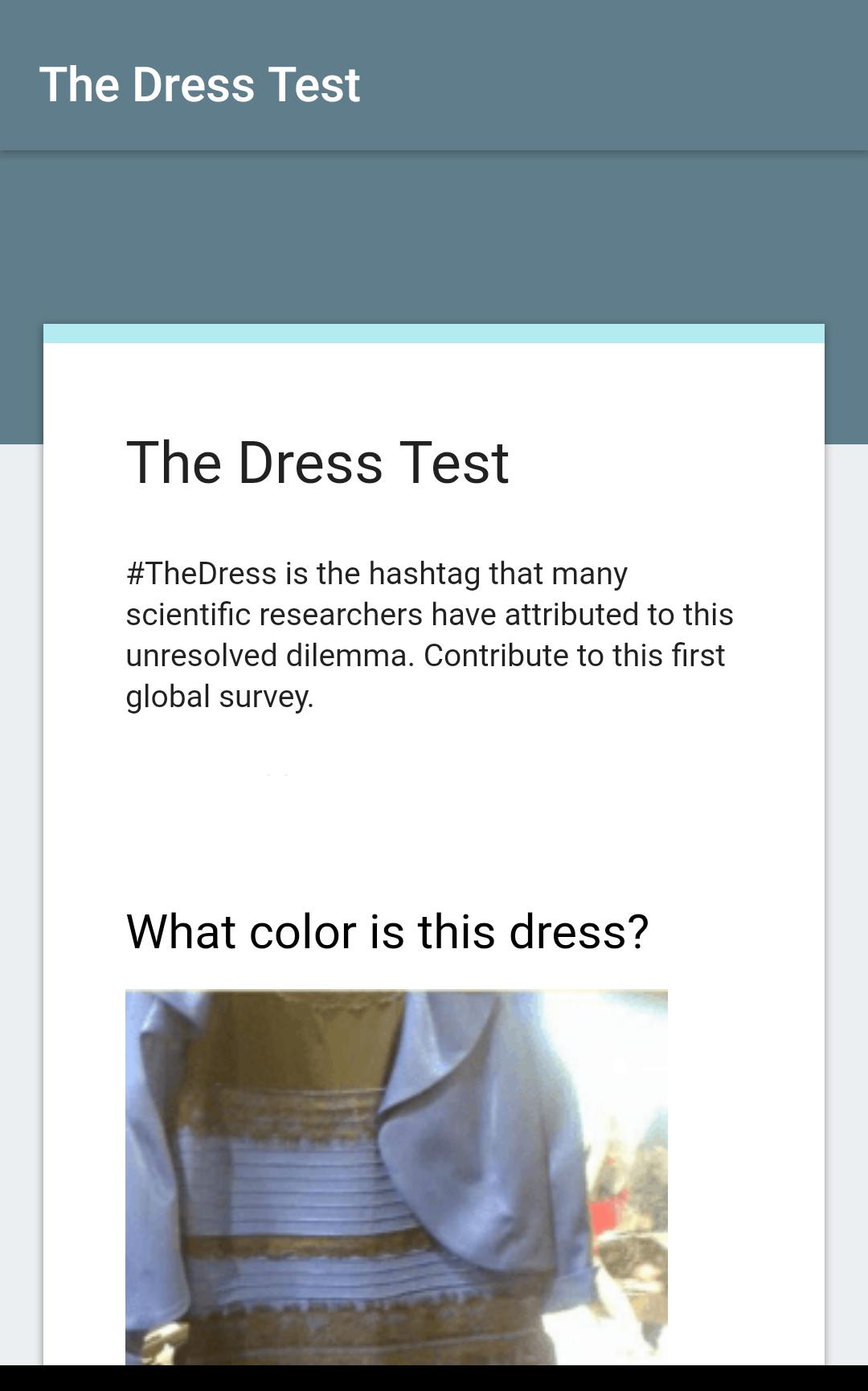 The Dress Test for Android - APK Download