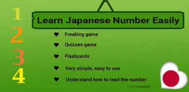 Japanese Number - Japanese 123