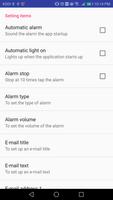 Security Alarm & Help E-Mail + स्क्रीनशॉट 2