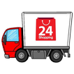 24Shopping POD - Transport Zeichen