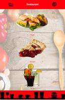 Menu Food الملصق