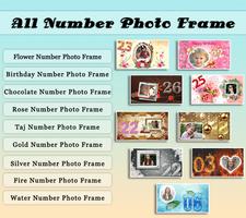 Number Photo Frame : Digit Photos Editor 海報