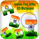 Indian Flag Text Live Wallpaper : 15 August 2018 图标