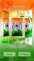 Indian Flag Text Live Wallpaper : 15 August 2018 截圖 1