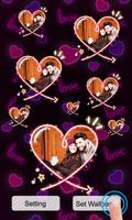 Love Live Wallpaper - Floating Photo Hearts پوسٹر