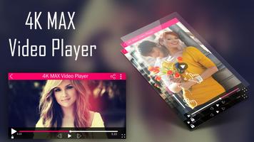 4K MAX Video Player الملصق