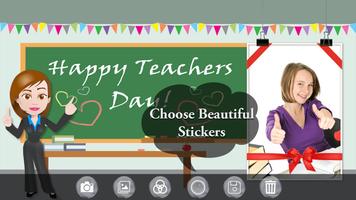 برنامه‌نما Teachers Day Photo Frame Editor 2018 عکس از صفحه