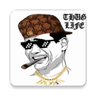 Thug Life Gangsta Stickers icône