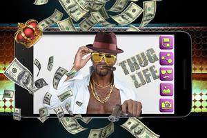 Thug life maker-Gangsta booth Affiche