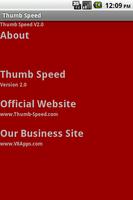 Thumb Speed (no ads) capture d'écran 1