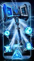 3D Thunder God Hammer Theme 포스터