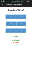 Teste de Matemática (+ e -) 🔢 capture d'écran 2