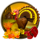 3d Thanksgiving Turkey Theme APK