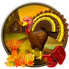 3d Thanksgiving Turkey icono