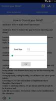 Controle your mind capture d'écran 3
