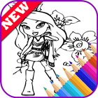 The Book Coloring Pages for Bratez by Fans icône